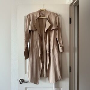 FOREVER 21 LIGHT TRENCH COAT SIZE XS